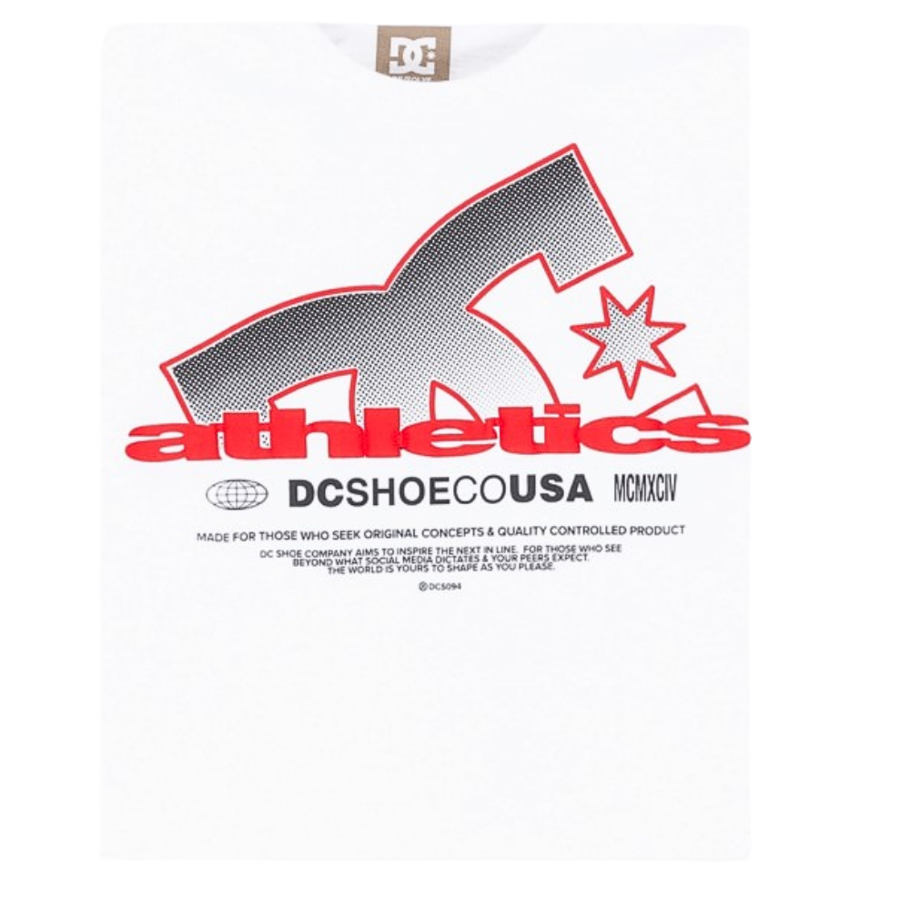 DC - Slathletic LS Boy - White - T-Shirt Langarm