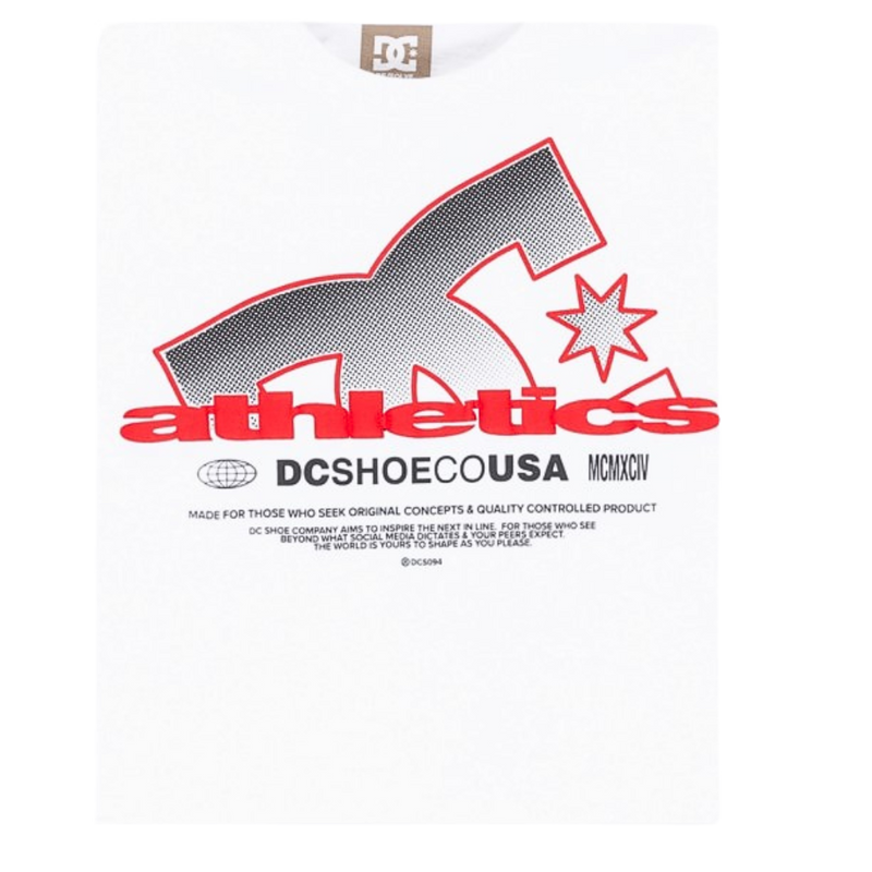 DC - Slathletic LS Boy - White - T-Shirt Langarm