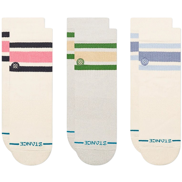 Stance - Womens Boyd Quarter 3 Pack - Ivory - Socken