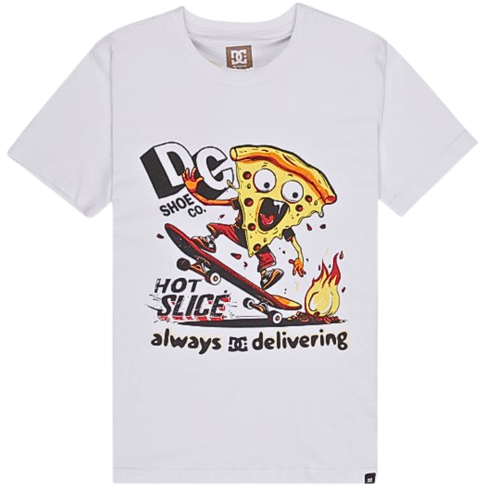 DC - Hot Slice SS Boy - White - T-Shirt