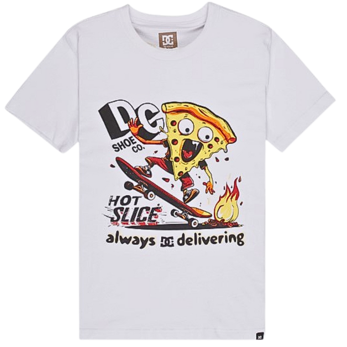 DC - Hot Slice SS Boy - White - T-Shirt