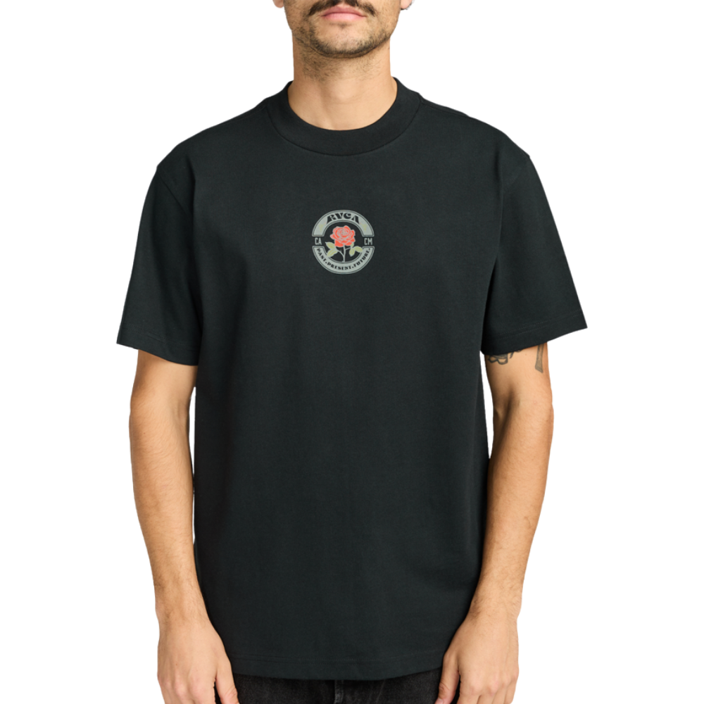 RVCA - Roses Poster SS - Black - T-Shirt