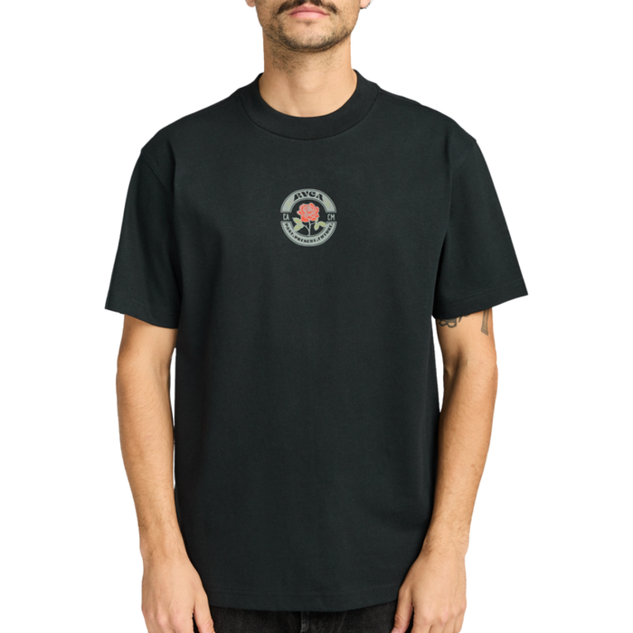 RVCA - Roses Poster SS - Black - T-Shirt