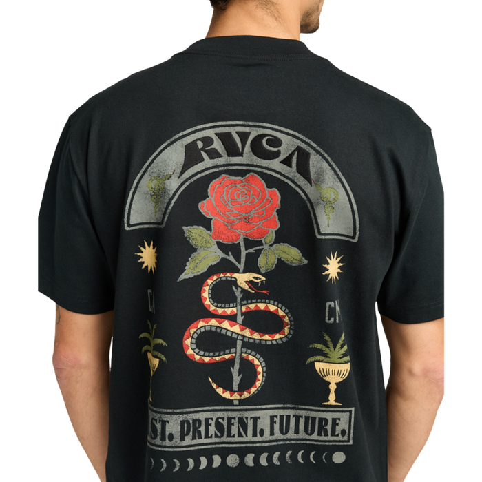 RVCA - Roses Poster SS - Black - T-Shirt
