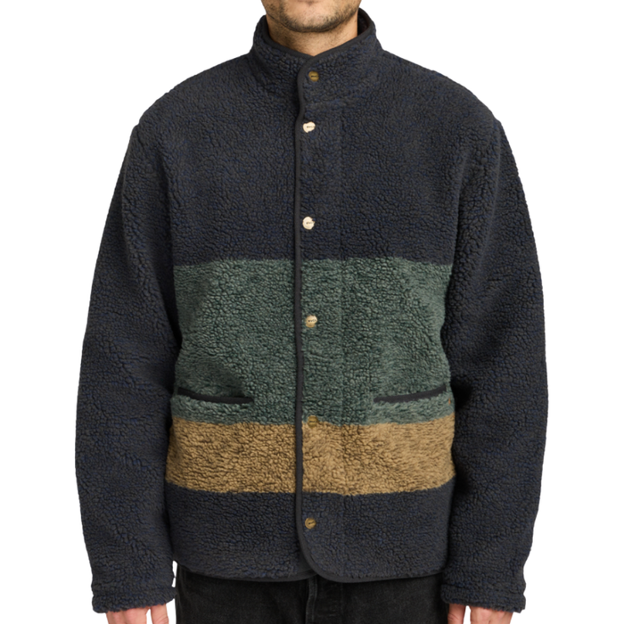 RVCA - Westwood Snap Fleece - Moody Blue - Fleece Jacke