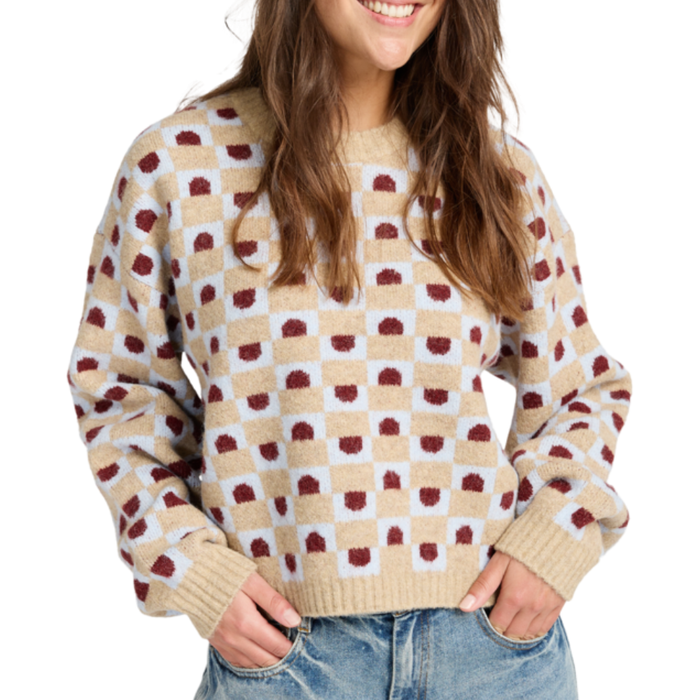 RVCA - Prep Sweater - Sky Blue - Crew Sweater