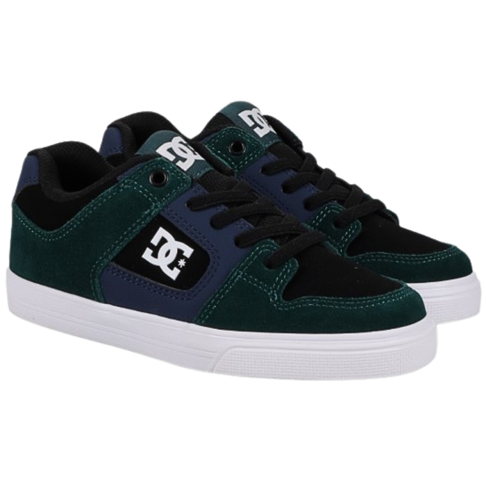 DC - Pure Elastic - Green/Navy/Black - Skateschuh