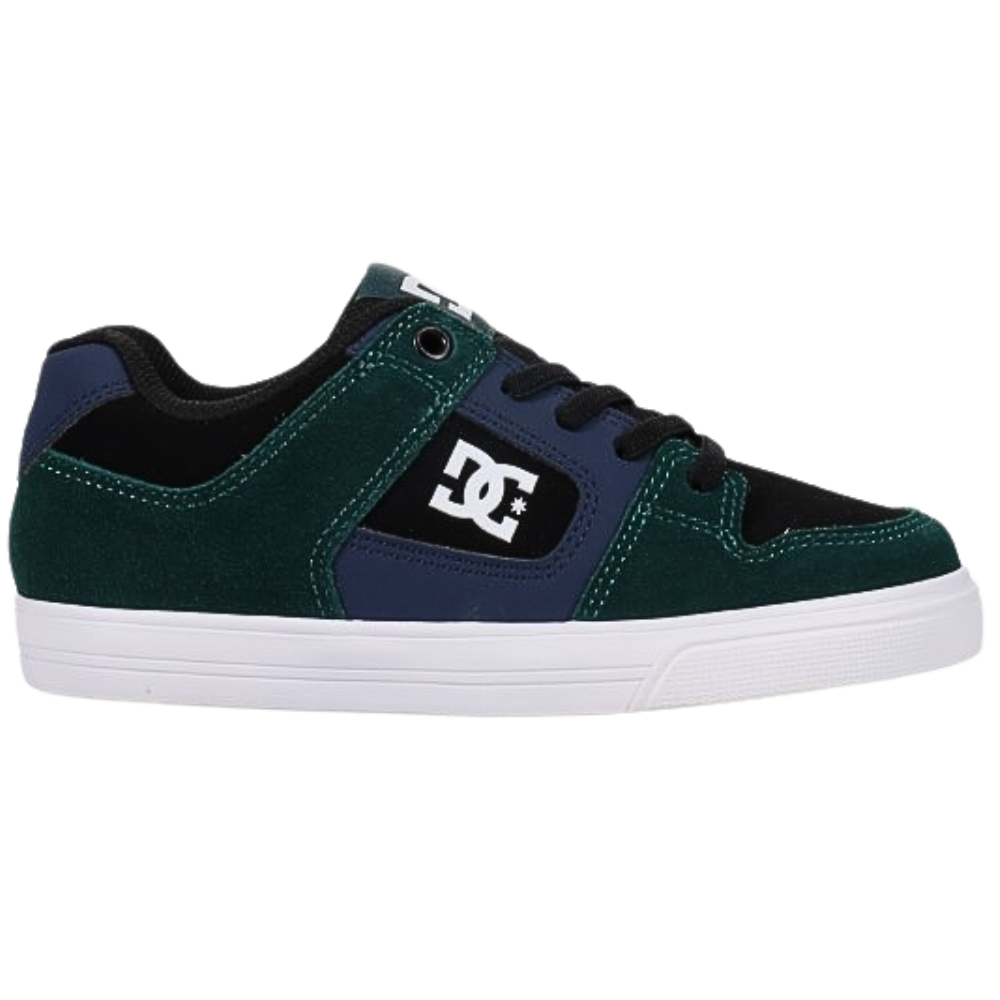 DC - Pure Elastic - Green/Navy/Black - Skateschuh
