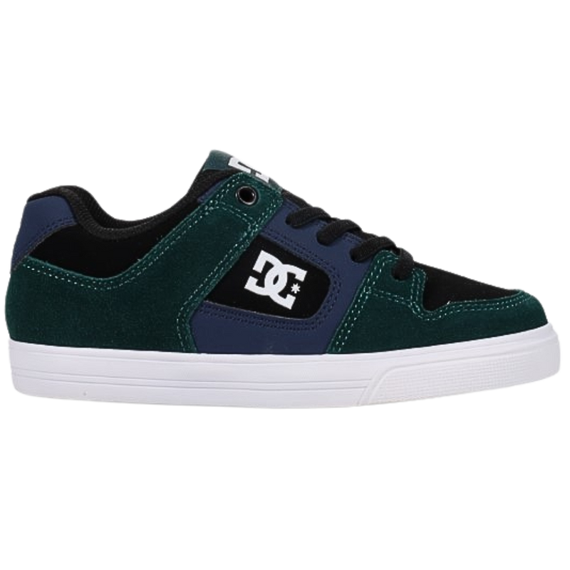 DC - Pure Elastic - Green/Navy/Black - Skateschuh