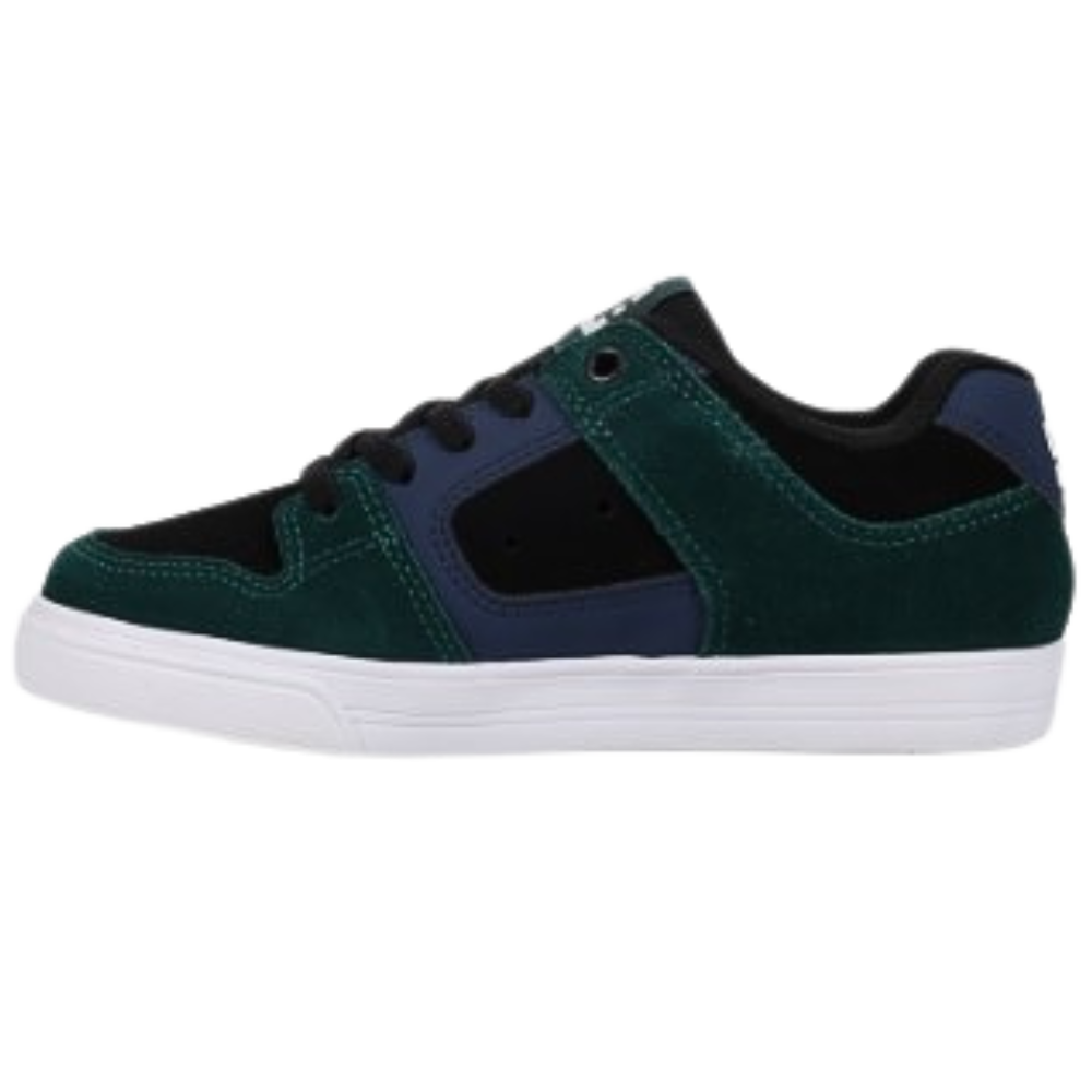 DC - Pure Elastic - Green/Navy/Black - Skateschuh