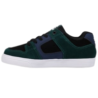 DC - Pure Elastic - Green/Navy/Black - Skateschuh