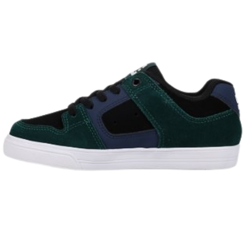 DC - Pure Elastic - Green/Navy/Black - Skateschuh