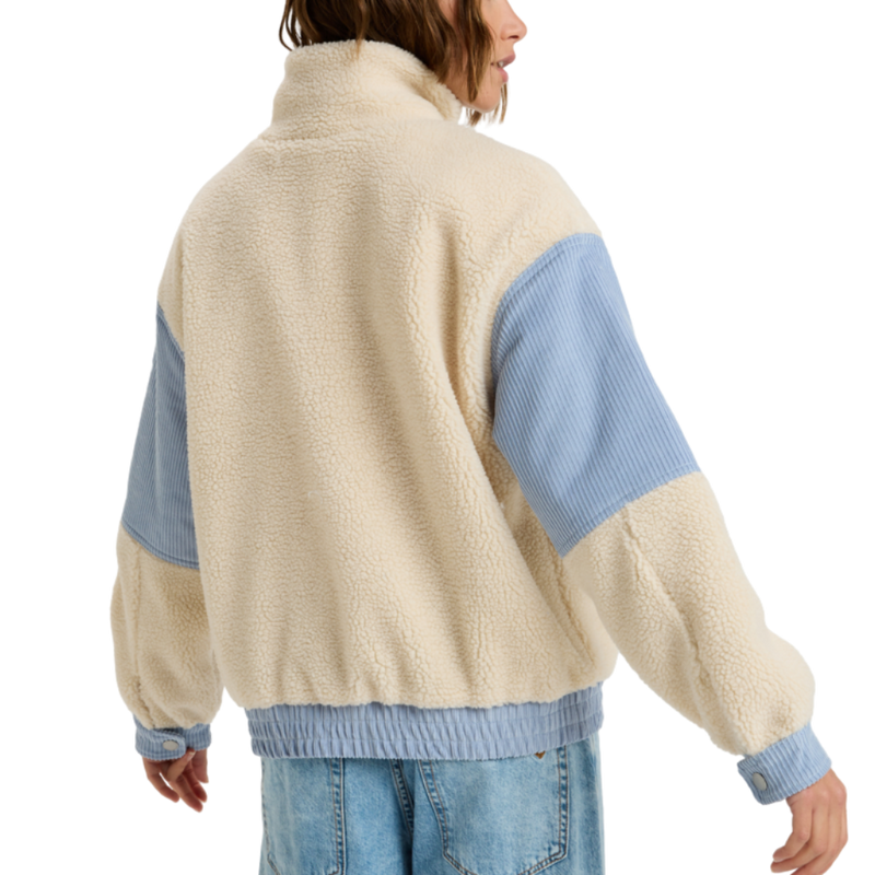 Roxy - Wrap It Up Cord - Tapioca - Fleece Jacke