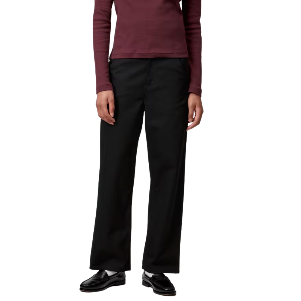 Carhartt - W Simple Pant - Black Rigid - Baggy Fit Pant