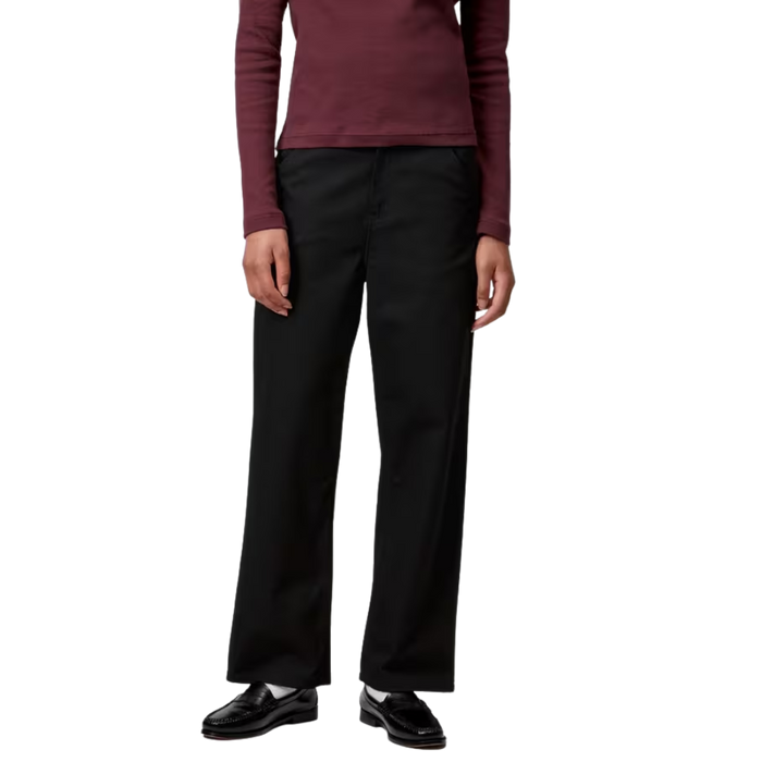 Carhartt - W Simple Pant - Black Rigid - Baggy Fit Pant