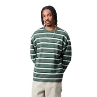 Carhartt - LS Holm T-Shirt - Holm Stripe, Silver Pine - T-Shirt Langarm