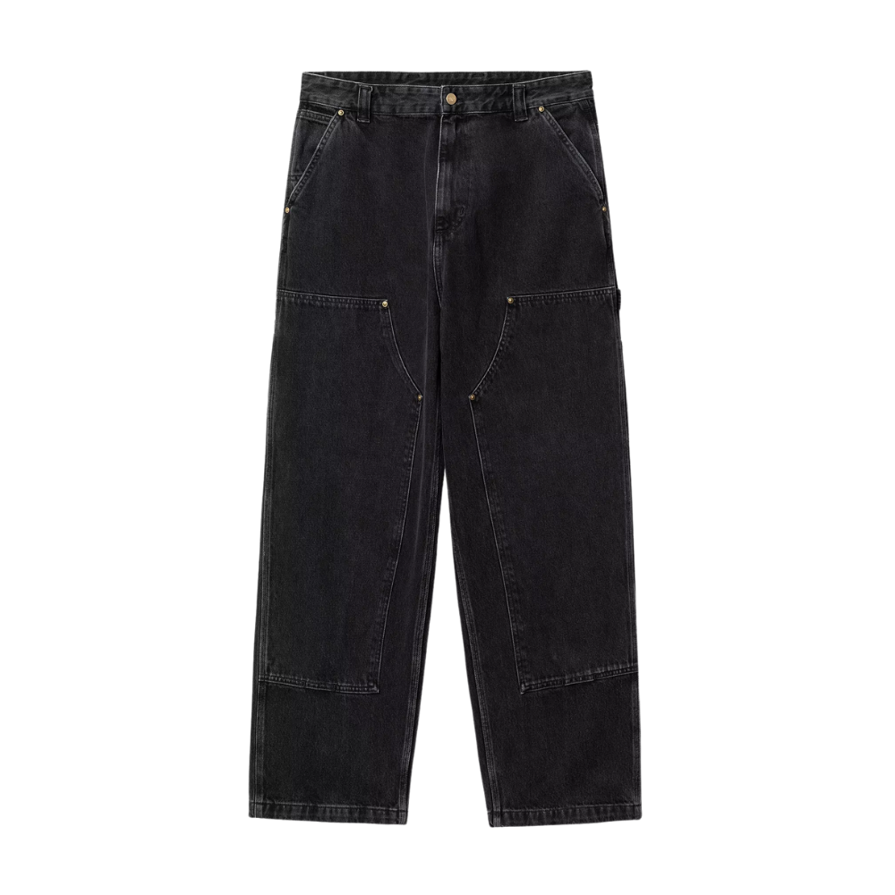 Carhartt - Nash Double Knee Pant - Black - Baggy Fit Jeans