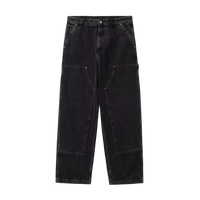 Carhartt - Nash Double Knee Pant - Black - Baggy Fit Jeans