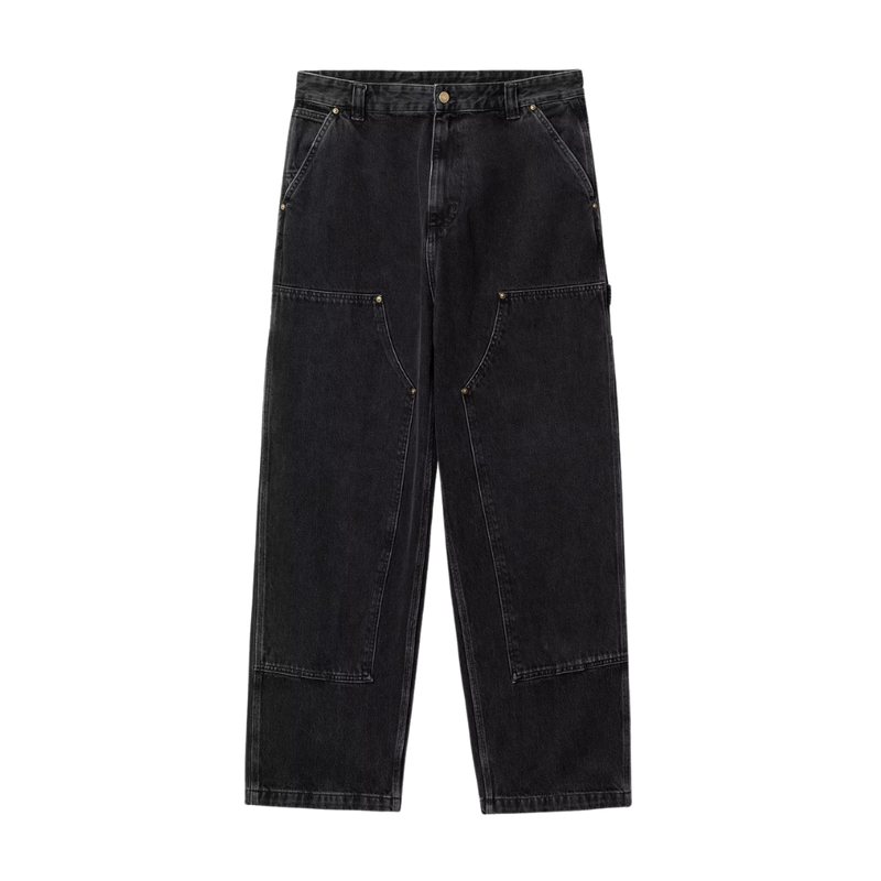 Carhartt - Nash Double Knee Pant - Black - Baggy Fit Jeans