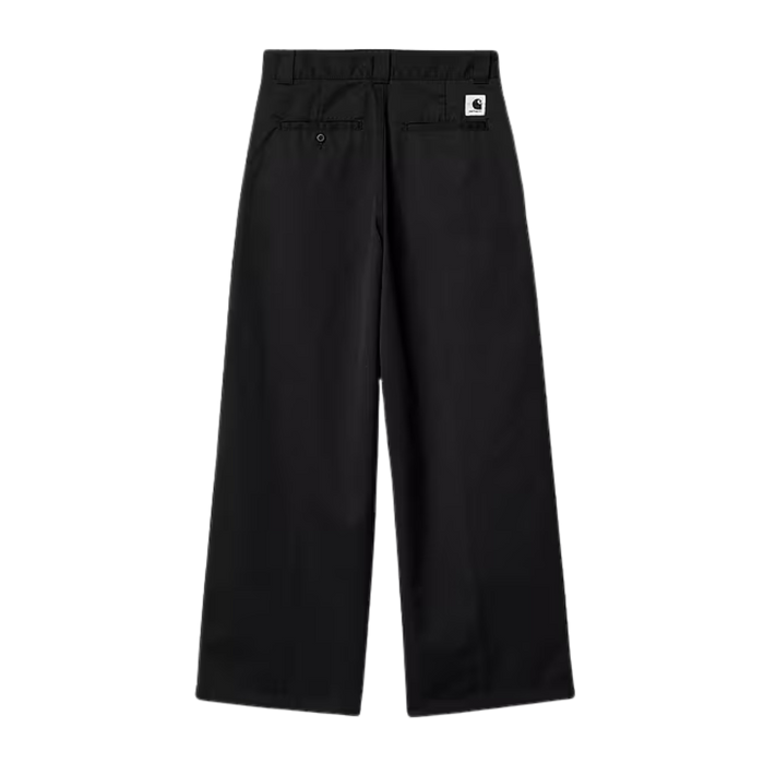 Carhartt - W Craft Pant - Black Rinsed - Baggy Fit Pant