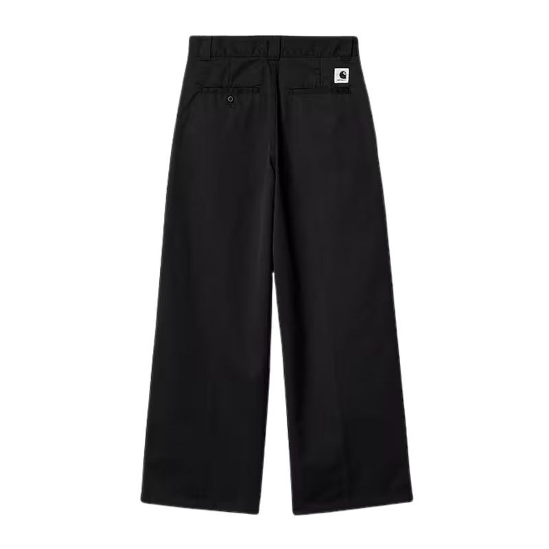 Carhartt - W Craft Pant - Black Rinsed - Baggy Fit Pant
