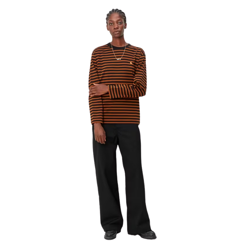Carhartt - W Craft Pant - Black Rinsed - Baggy Fit Pant