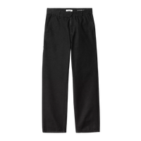 Carhartt - W Pierce Pant Straight - Black Rinsed - Baggy Fit Pant