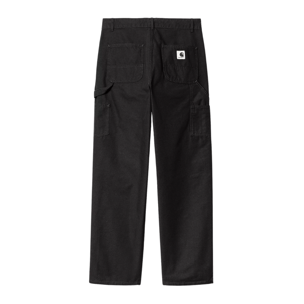 Carhartt - W Pierce Pant Straight - Black Rinsed - Baggy Fit Pant
