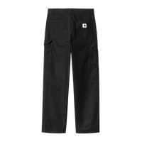Carhartt - W Pierce Pant Straight - Black Rinsed - Baggy Fit Pant
