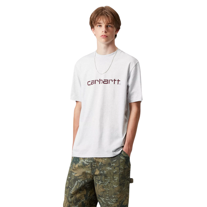 Carhartt - SS Script T-Shirt - Ash Heather/Rondo - T-Shirt