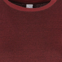 Iriedaily - 2 Tone Rib T-Shirt - Black Red - T-Shirt