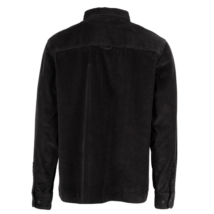 Iriedaily - Bubble Cord Shirt - Black - Langarmhemd
