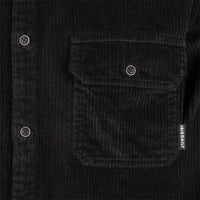 Iriedaily - Bubble Cord Shirt - Black - Langarmhemd