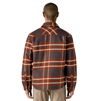 Patagonia - Ms LW Insulated Fjord Flannel Shirt - Ashore: Ink Black - Fleece Hemd