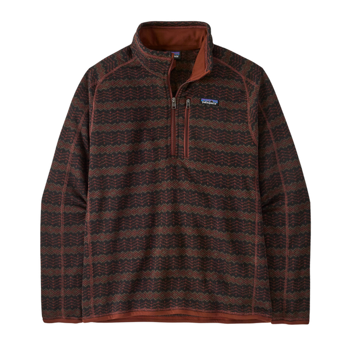 Patagonia - Ms Better Sweater 1/4 Zip - Woven Together: Dried Vanilla - Fleece Sweater