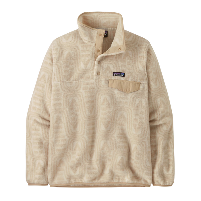 Patagonia - Ws LW Synch Snap-T P/O - Flow: Dyno White - Fleece Sweater