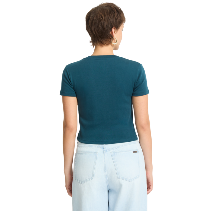 Volcom - Volcomstone Tight Crop - Emerald Green - T-Shirt