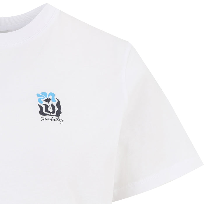 Iriedaily - Square Flowers T-Shirt - White - T-Shirt