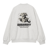 Carhartt - Wiptopia Sweat - Ash Heather - Crew Sweater