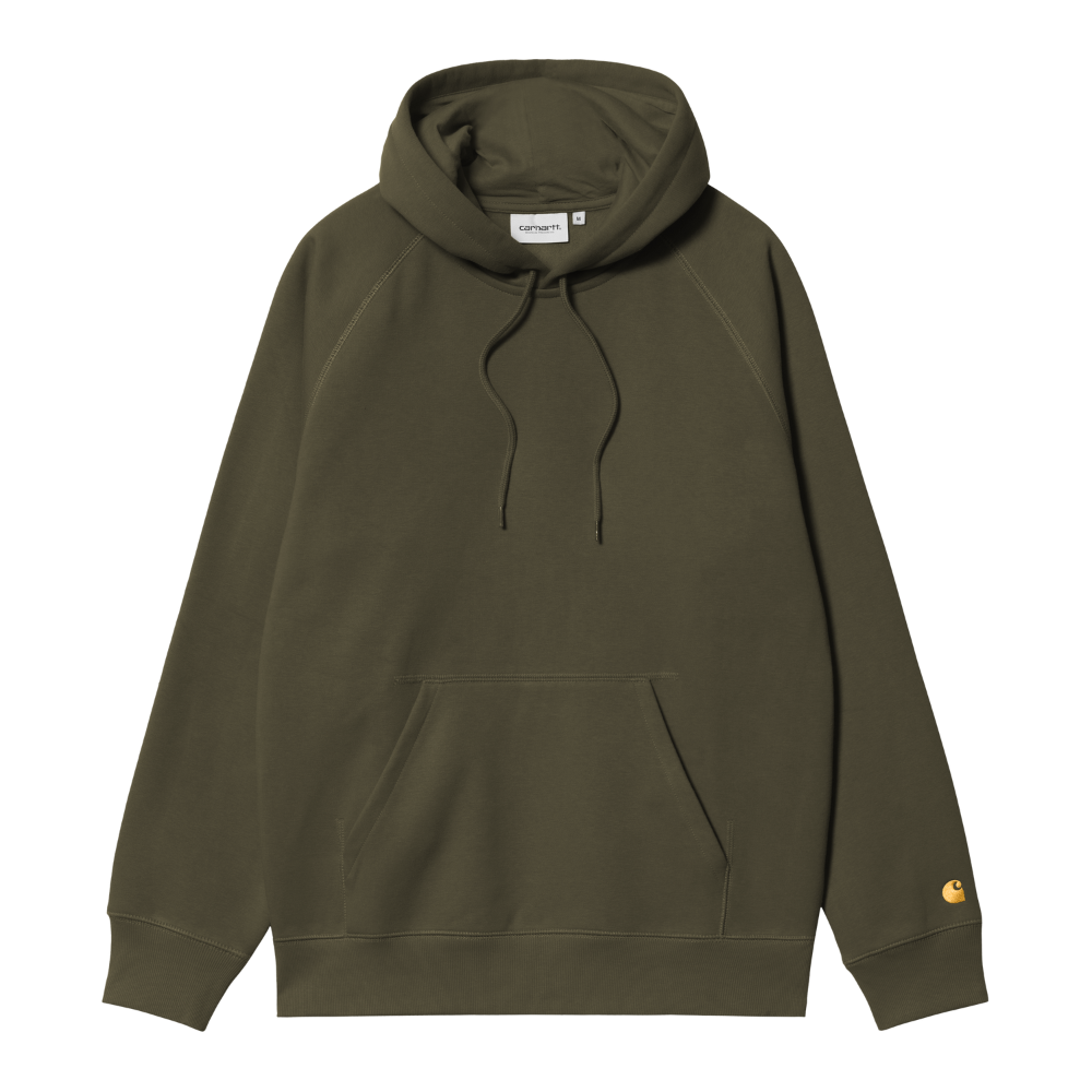 Carhartt - Hooded Chase Sweat - Olive/Gold - Hoodie