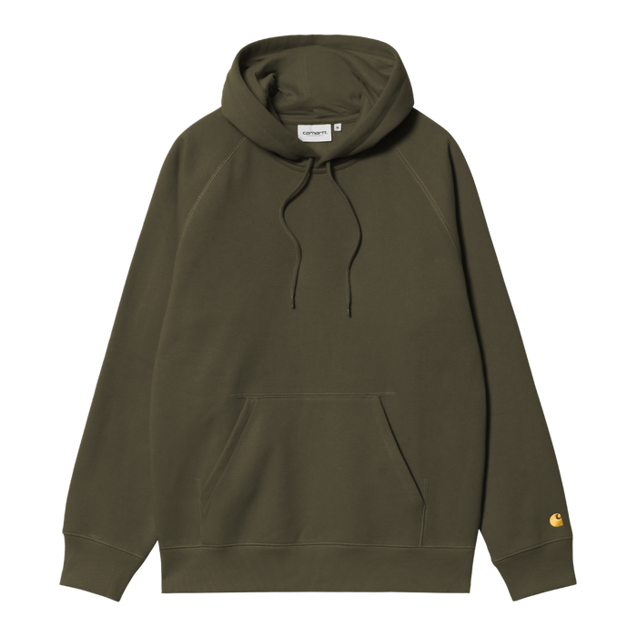Carhartt - Hooded Chase Sweat - Olive/Gold - Hoodie