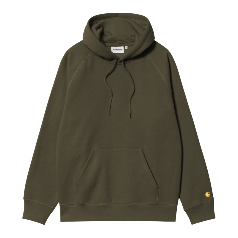 Carhartt - Hooded Chase Sweat - Olive/Gold - Hoodie