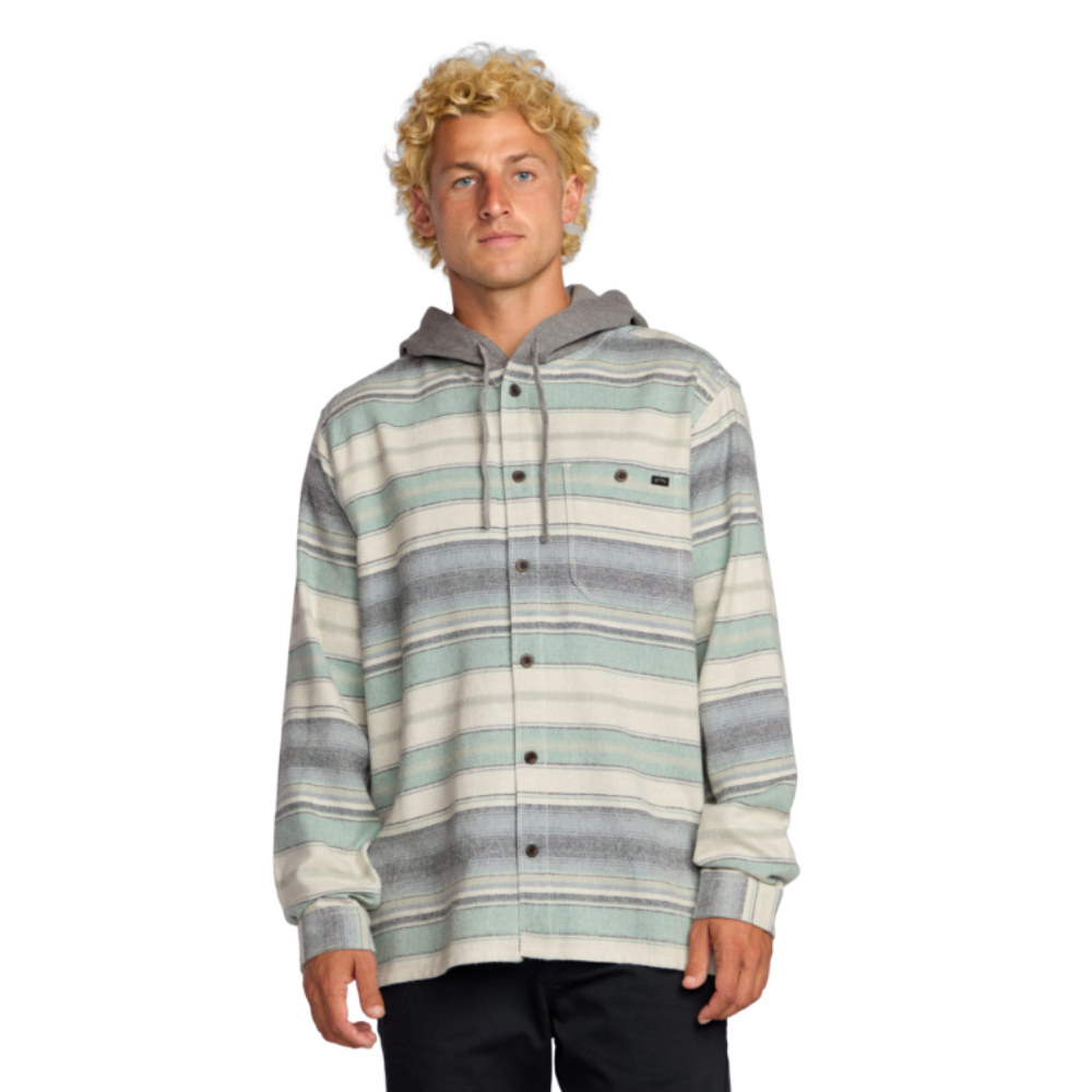 Billabong - Baja Flannel - Oatmeal - Zip Hoodie