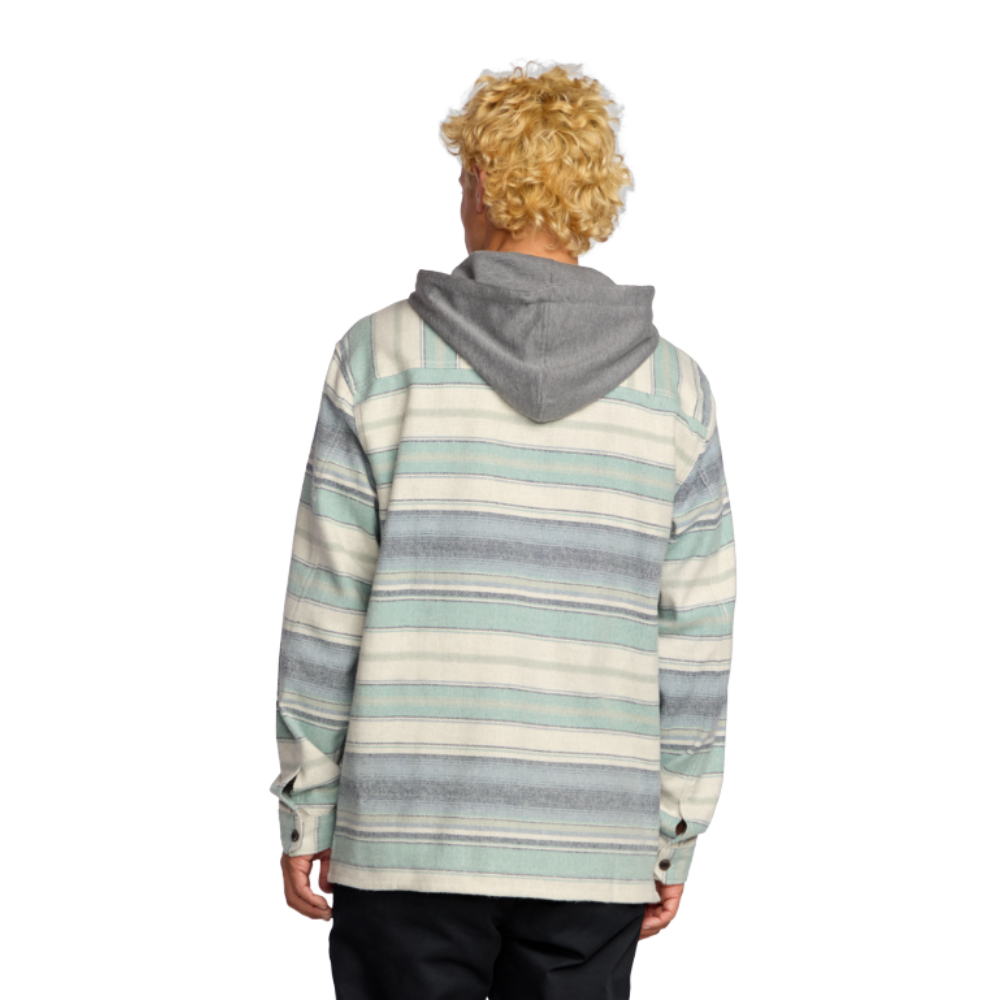 Billabong - Baja Flannel - Oatmeal - Zip Hoodie