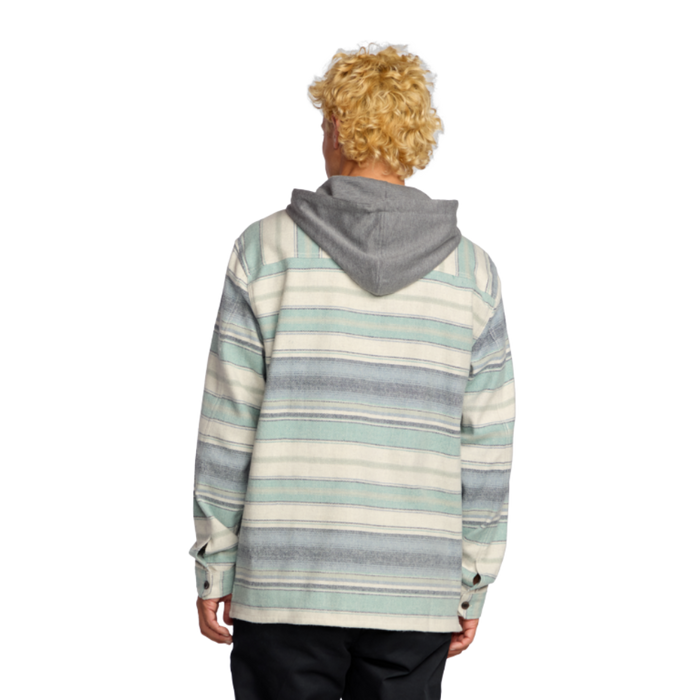 Billabong - Baja Flannel - Oatmeal - Zip Hoodie