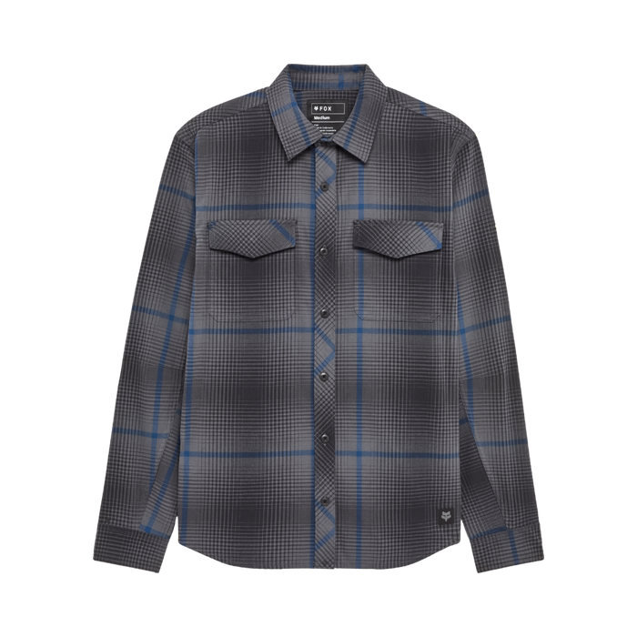 Fox - Survivalist Fire Flannel LS - Dark Shadow - Langarmhemd