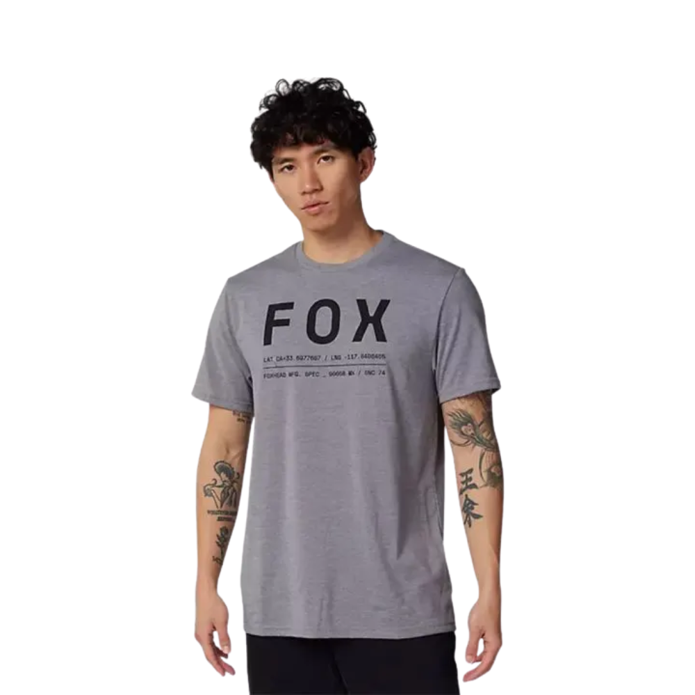 Fox - Non Stop SS Tech Tee - Heather Graphite - T-Shirt