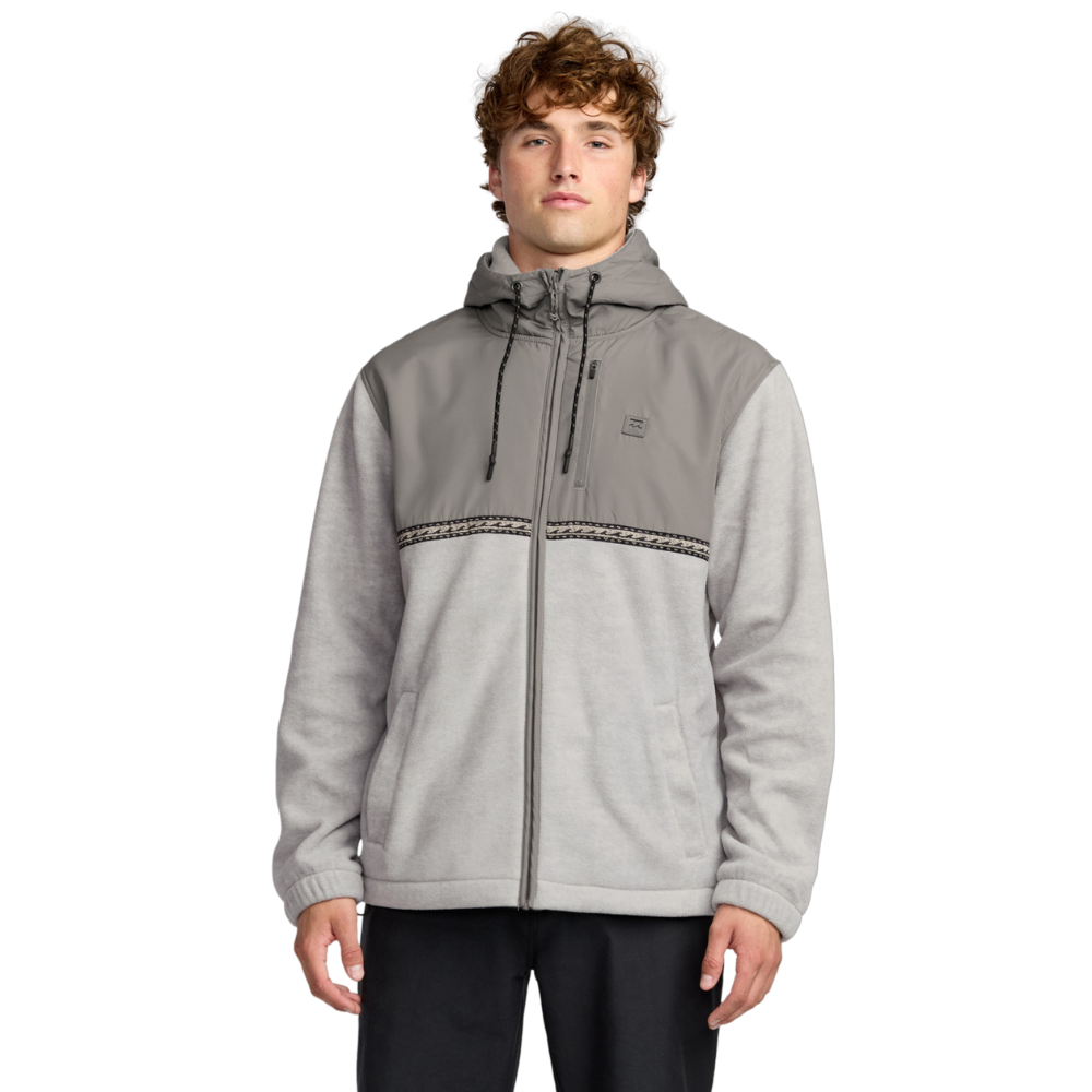 Billabong - Boundary Lite Zip - Grey Heather - Fleece Jacke