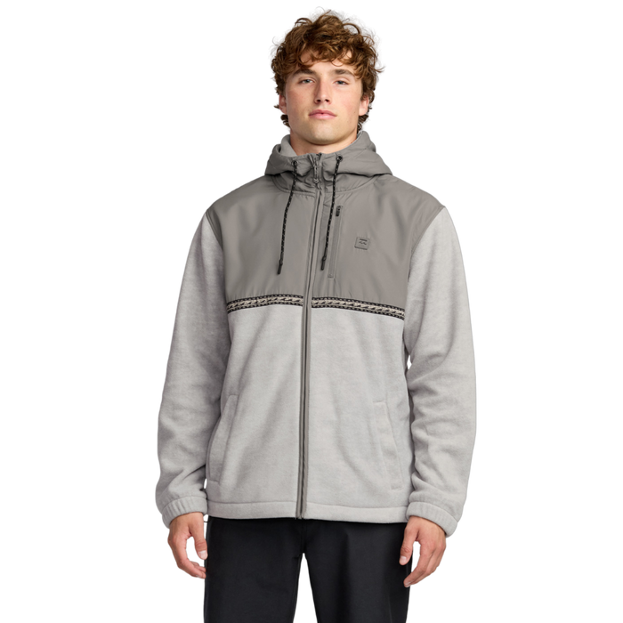 Billabong - Boundary Lite Zip - Grey Heather - Fleece Jacke