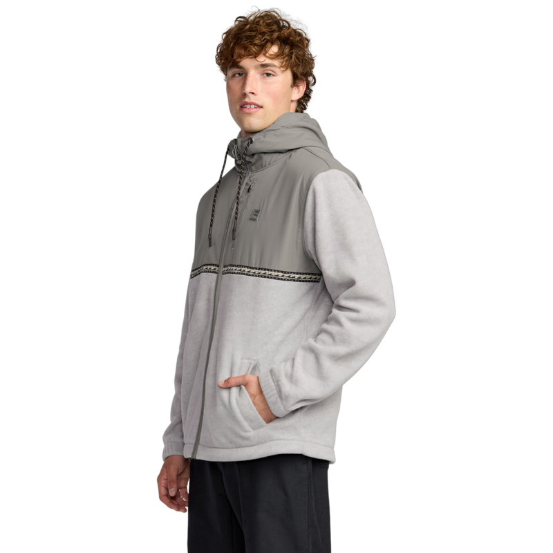 Billabong - Boundary Lite Zip - Grey Heather - Fleece Jacke